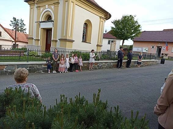V Horních Těšicích si připomněli 79. výročí osvobození vesnice