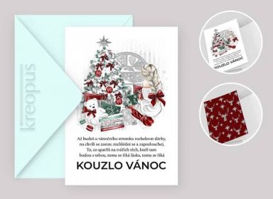 Vánoční přání - Kouzlo Vánoc - kreopus.cz