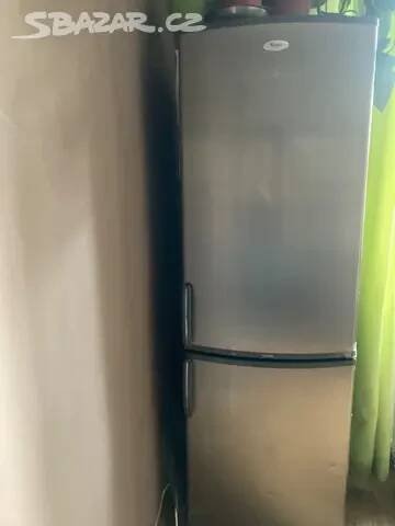 Whirpool velká nerez lednice 390 l