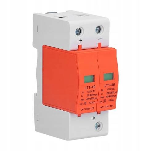 OMEZOVAČ PŘEPĚŤOVÉ OCHRANY DC 1000V 2P/20-40KA