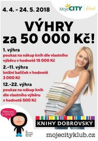 Hrajeme o knihy za 50 000 Kč! | OC CITY Olomouc