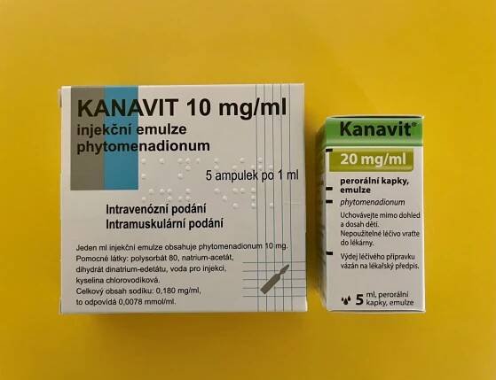 GPO - Kanavit, vitamín K (foto SNO) 