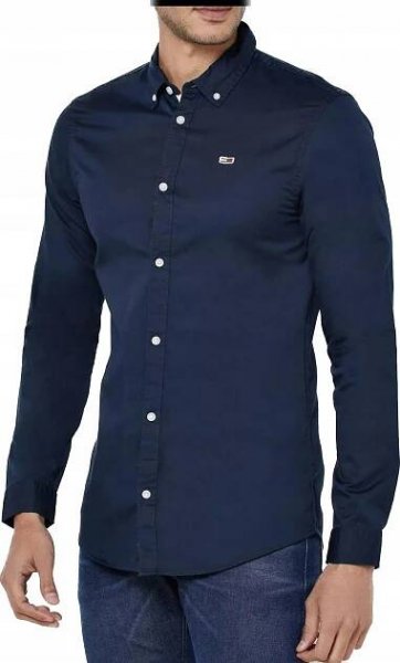 Tommy Hilfiger pánská košile casual s dlouhým rukávem slim bavlna velikost XL