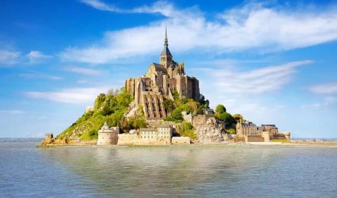 Mont Saint-Michel is one of the main landmarks along the Emerald Coast