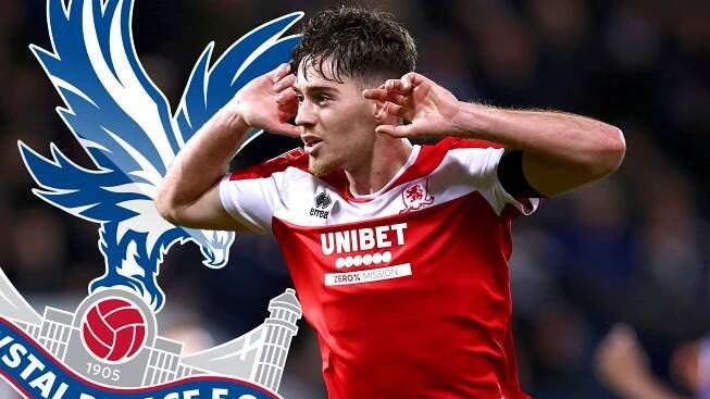 Palace line up £27m double raid on Middlesbrough and target England U21 hero