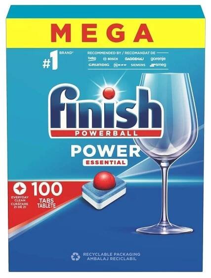 Finish Power Essential All in 1 tablety do myčky nádobí 100 ks