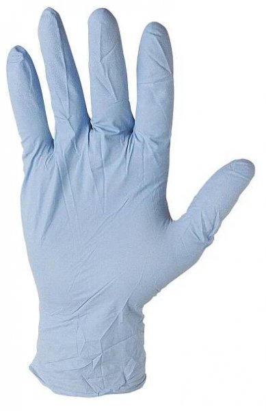 Protec 07253 nitrilové nepudrované modré 100 ks