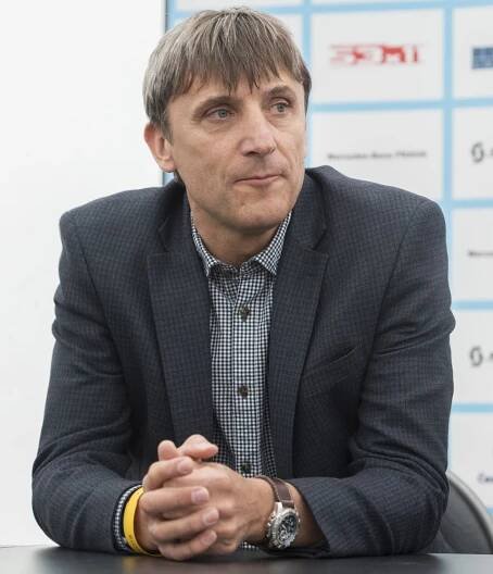 Petr Marek na tiskové konferenci před společnými mistrovstvími Česka a Slovenska v silniční cyklistice, 23. června 2018 v Plzni