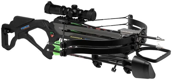 Excalibur TwinStrike Tac2 Black set s optikou Tact 100