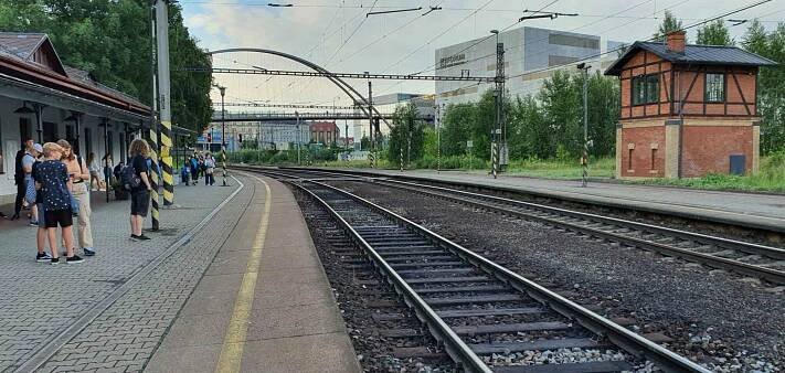 Ostrava střed 1. nástupiště
