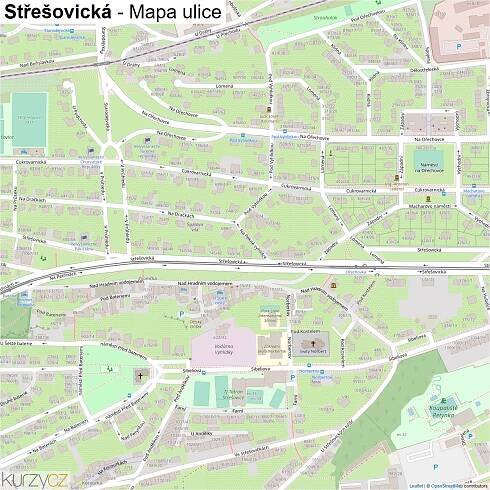 Střešovická - mapy | Kurzy.cz
