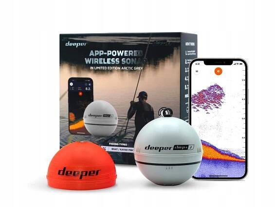ECHOSONDA DEEPER SONAR CHIRP+ 2.0 ARCTIC GREY