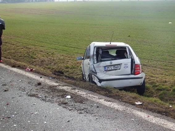 Hromadná nehoda pěti vozů uzavřela silnici na Klatovy | Krimi Plzeň