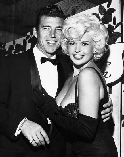 Jayne Mansfield and Mickey Hargitay.