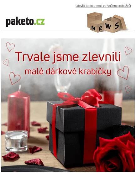 Připravte své balení na Valentýna