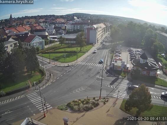 Webkamera - Křižovatka Na Váze Rakovník - Rakovnicko.cz