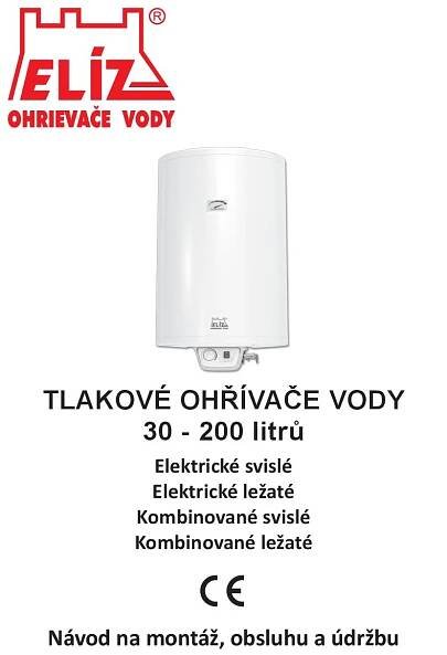 Návod na montáž, obsluhu a údržbu Elíz Euro 80 IK/1 - Zbozi.cz