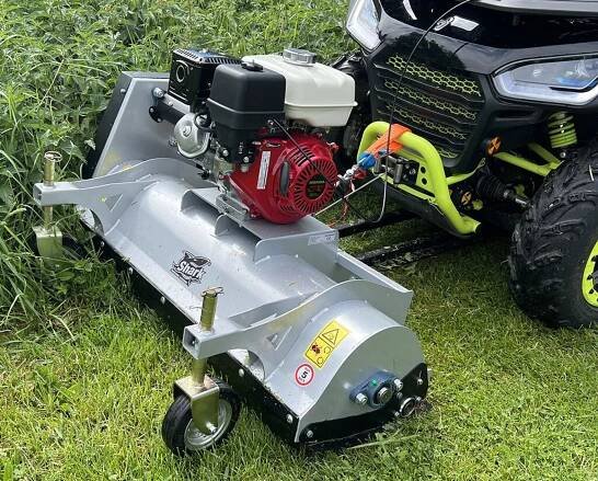 SHARK ATV čelní mulčovač 100cm s motorem HONDA GX 270, stříbrná barva | www.aspshop.cz