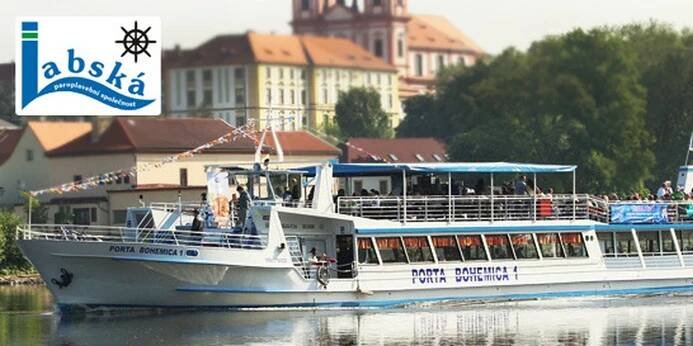 Okružní plavba z Litoměřic lodí Porta Bohemica 1