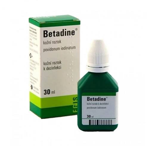 BETADINE roztok 100mg/ml 30ml