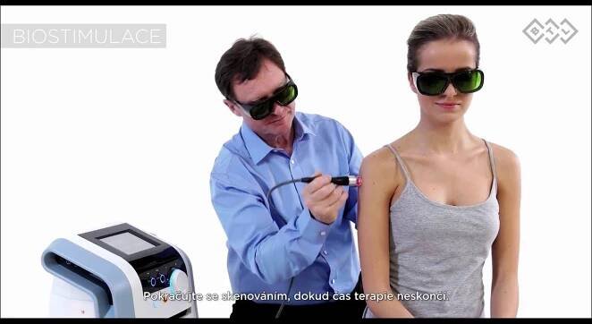 BTL-6000 High Intensity Laser - bolestivé rameno