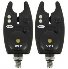 NGT 2 X hlásič Bite Alarm VX2 + 2 X řetízkový indikátor + 2 X baterky ZDARMA (FBA-SET-VX2:NGT)