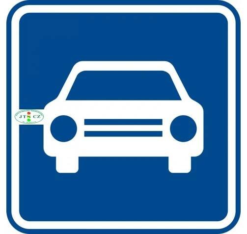 Dopravní značka IZ2a Silnice pro motorová vozidla