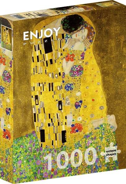 ENJOY Puzzle Gustav Klimt Polibek 1000 dílků od 304 Kč