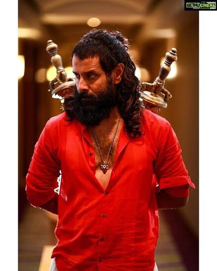 Vikram - 729.8K Likes - Red & White. Not quite ready to fight. #adithakarikalan #ps2