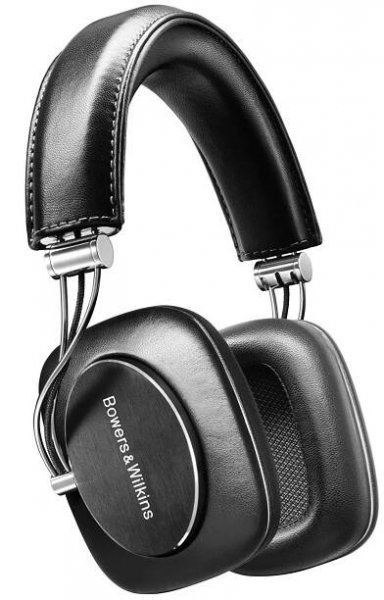 Polootevřená sluchátka Bowers & Wilkins P7 - černá