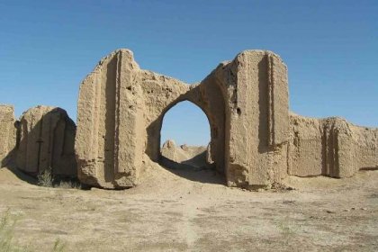 Akja Gala Caravanserai at Silk Roads: Zarafshan-Karakum Corridor