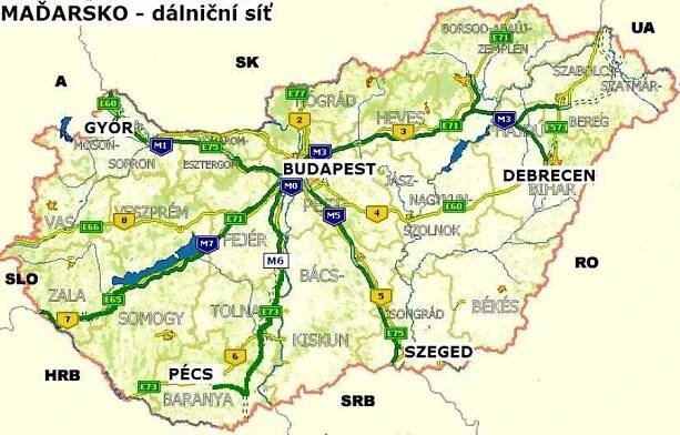 Maďarské dálnice a dálniční známka
