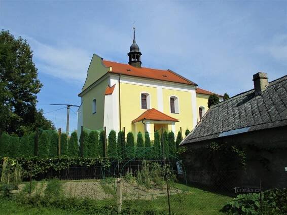 Kostel sv. Václava (Stará Voda, 13.9.2020)