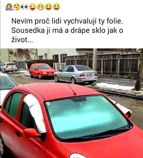 Fólie proti mrazu