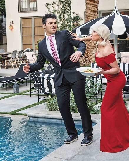 Stuart O'Keffe and Amy Phillips