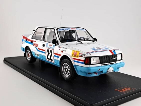 Škoda 130 LR, No.22, WRC, Rally Acropolis, S.Kvaizar/J.Janecek, 1986 1:18 IXO