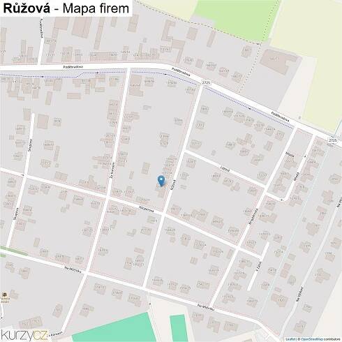 Růžová - mapy | Kurzy.cz