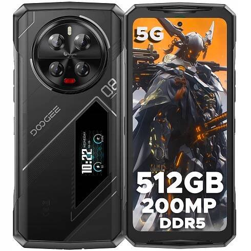Smartphone DooGee V40 PRO 16 GB / 512 GB 5G stříbrný