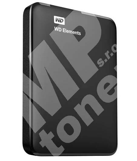1,5TB WD Elements Portable, Externí HDD 2.5" USB 3.0, černý