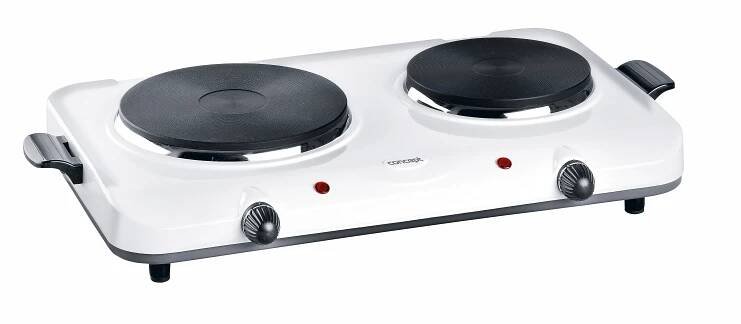 CONCEPT VE-3020 Elektrický dvouplotýnkový vařič smaltový 2250 W MAESTRO ve3020