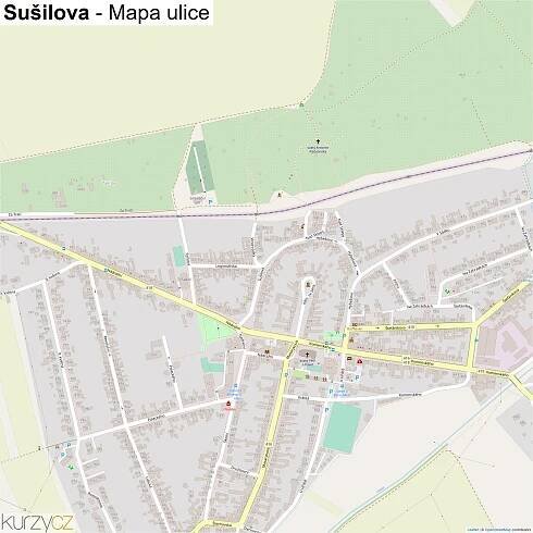 Sušilova - mapy | Kurzy.cz