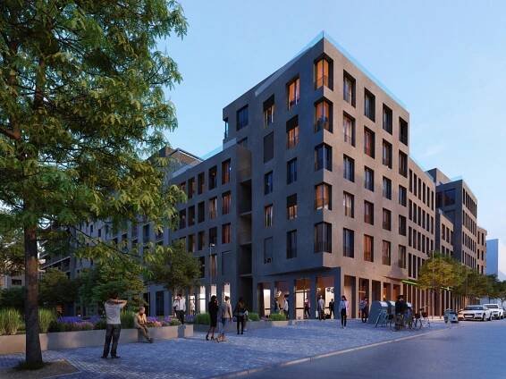 Postup stavby Smíchov City – blok SM3 – Expert Architects