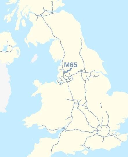 M65 motorway – Wikipedia