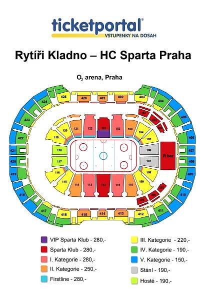 RYTÍŘI KLADNO – HC SPARTA PRAHA – O2 arena