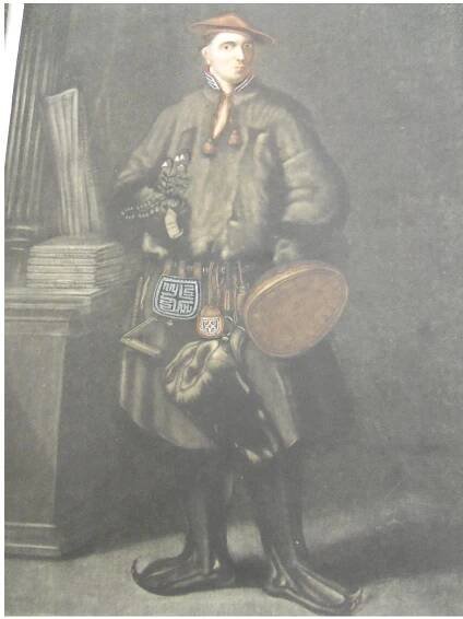 IMAGE 2.5, Henry Kingsbury, Portrait of Linnaeus from Robert John Thornton’s Temple of Flora, 1805, courtesy of the Huntington Library. 