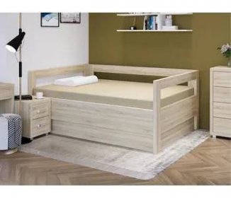 Usnu Nové spaní MEDITA II. komfortní jednolůžko s úložným prostorem levý a pravý bok Povrchová úprava: Rozměr postele - vnitřní (šířka x délka): 200 cm