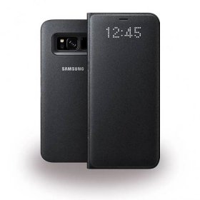 Samsung S8+, Flipové pouzdro LED View cover, černé – AA mobil