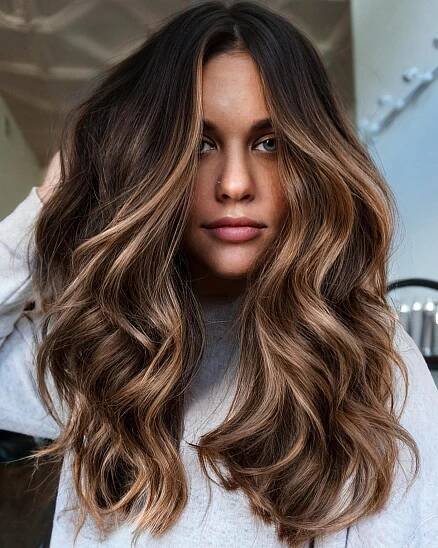 Brown Hair with Subtle Highlights