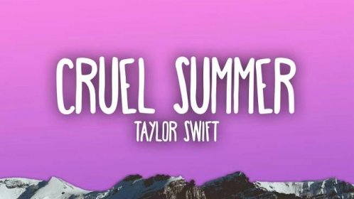 Taylor Swift - Cruel Summer Chords - Chordify
