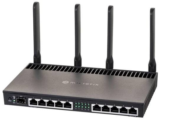 Mikrotik RB4011iGS+5HacQ2HnD-IN bezdrátový router Gigabit Ethernet Dvoupásmový (2,4 GHz / 5 GHz) Černá | Quikset - Plzeň